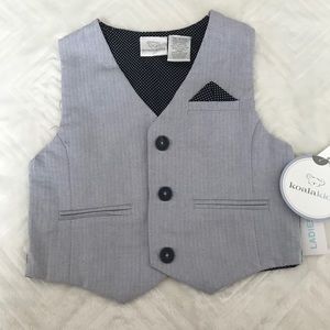 NWT- New blue Vest for boy 18-24 month
